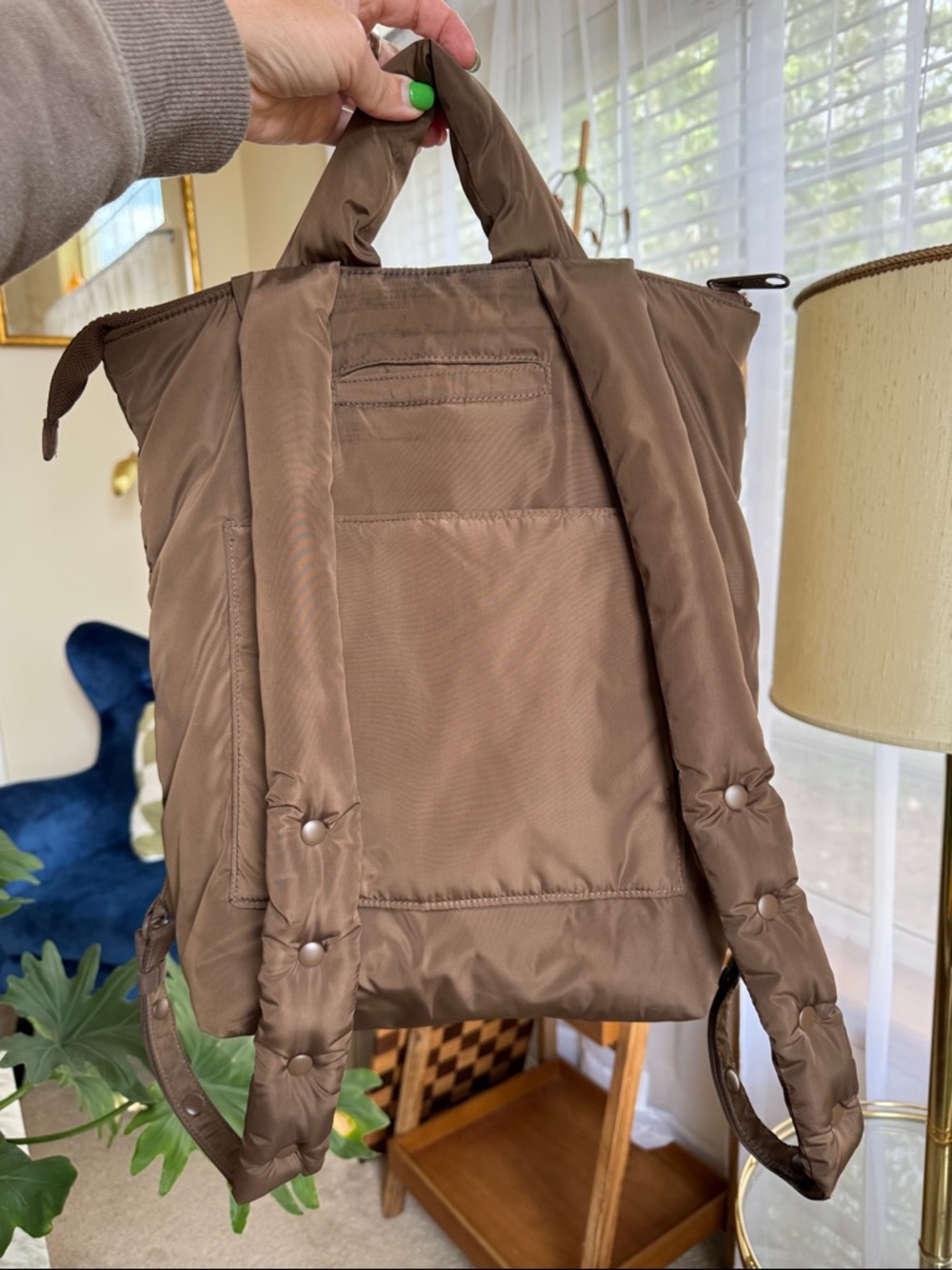 Dagne Dover Walker Backpack in Rye, Medium - Picture 3 of 11